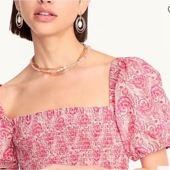 J. Crew Pink Floral Mini Dress - Picture 3 of 8